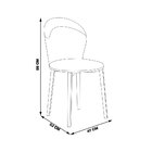 Kit 5 Cadeiras Decorativas Sala De Jantar Madeira Maciça Pusk