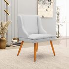 Kit 5 Cadeiras Decorativas Sala De Jantar Pés Palito De Madei