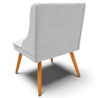 Kit 5 Cadeiras Decorativas Sala De Jantar Pés Palito De Madei