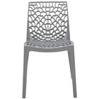 Kit 5 Cadeiras Decorativas Sala E Cozinha Cruzzer (pp) Cinza