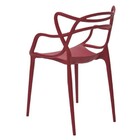 Kit 5 Cadeiras Decorativas Sala E Cozinha Feliti (pp) Cereja