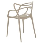 Kit 5 Cadeiras Decorativas Sala E Cozinha Feliti (pp) Nude G5