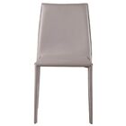 Kit 5 Cadeiras Decorativas Sala E Cozinha Karma Pvc Nude G56