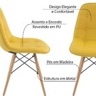 Kit 5 Cadeiras Decorativas Sala E Escritório Cadenna Pu Sinté