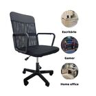 Kit 5 Cadeiras Escritório Diretor Dublin Tela Mesh Ergonômica