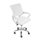 Kit 5 Cadeiras Escritório Diretor Tela Mesh Tok 3310 Branco