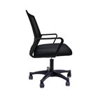 Kit 5 Cadeiras Escritório Secretária Giratória Prime Preto