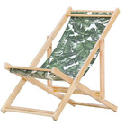 Kit 5 Cadeiras Espreguiçadeira Preguiçosa Dobrávl Sem Braço N