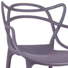 Kit 5 Cadeiras Masters Allegra Cinza Névoa