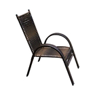 Kit 5 Cadeiras Para Area Externa De Junco Adulto Naja Argila