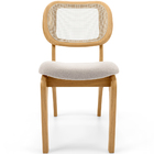 Kit 5 Cadeiras Para Sala De Jantar Cozinha Estofada E Tela Ma