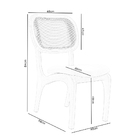 Kit 5 Cadeiras Para Sala De Jantar Cozinha Estofada E Tela Ma