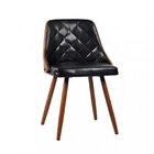 Kit 5 Cadeiras Para Sala De Jantar Estofadas Milão Preto