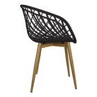 Kit 5 Cadeiras Poltrona Clarice Sidera Nest Web C/ Apoio De B