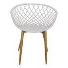 Kit 5 Cadeiras Poltrona Clarice Sidera Nest Web C/ Apoio De B