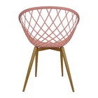 Kit 5 Cadeiras Poltrona Clarice Sidera Nest Web C/ Apoio De B