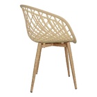 Kit 5 Cadeiras Poltrona Clarice Sidera Nest Web C/ Apoio De B