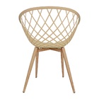 Kit 5 Cadeiras Poltrona Clarice Sidera Nest Web C/ Apoio De B