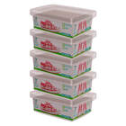 Kit 5 Caixa Organizadora De Sapatos Infantil Para Closet Tran