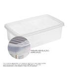 Kit 5 Caixa Organizadora De Sapatos Média Para Closet Transpa