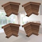 Kit 5 Caixas Com 60 Peças Cantoneira Interna Pvc 25x25mm Com