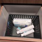 Kit 5 Caixas Organizadoras Coza Cesto Plástico Flora Verde Am