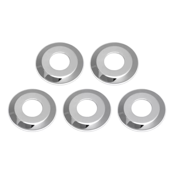 Kit 5 Canopla Tampa Acabamento Torneira Inox Cromado 1/2''