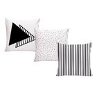 Kit 5 Capas De Almofadas Para Sofá 40x40 Good Vibes Only Bran