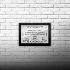 Kit 5 Certificados/diplomas A4 Com Tela De Acetato E Mdf - Mo