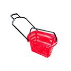 Kit - 5 Cestos Grande Com Rodízio D300 Cód. 3300 Amarelo - De