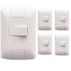 Kit 5 Cj 4x2 1 Interruptor Simples Horiz Tramontina 6 A 250v