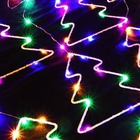 Kit 5 Cortina Pingente Arvore Colorido 108 Leds 4m Bivolt