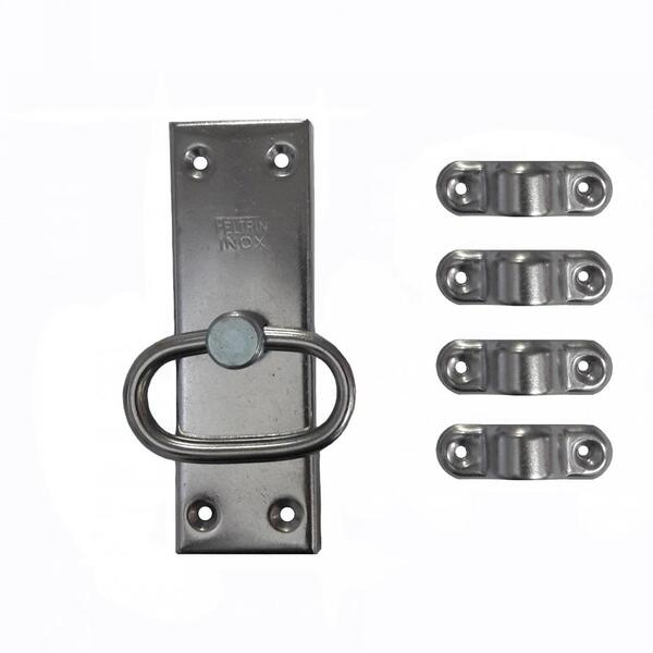 Kit 5 Cremona Inox + 10 Vara P/ Cremona Inox 1,10m - Feltrin