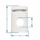 Kit-5 Desviador De Cabo Para Lustres E Pendentes E Luminária