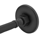 Kit 5 Engate Mangueira Flexível Black Trançado Aço Inox 30cm