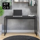 Kit 5 Escrivaninhas 120cm Iron