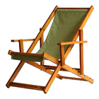 Kit 5 Espreguiçadeiras Preguiçosa Dobrável Envernizada Mel Em