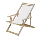 Kit 5 Espreguiçadeiras Preguiçosa Dobrável Madeira Maciça Nat