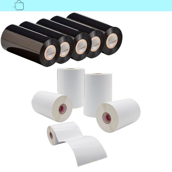 Kit 5 Etiquetas Couche 10x15 100x150 E 5 Ribon Cera 110x74