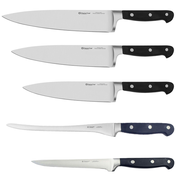 Kit 5 Facas 6/8/10 Filetar Desossar Masterchef Profissional