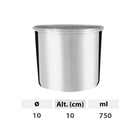 Kit 5 Formas Redondas Para Bolo - 10x10cm