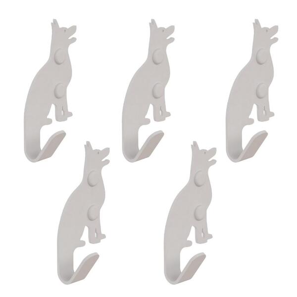 Kit 5 Ganchos De Parede Decorativo Pendurador De Bolsa C.b