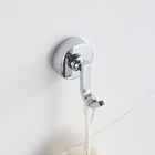 Kit 5 Ganchos Para Banheiro Suporte De Toalha Roupas Cromado