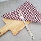 Kit 5 Garfos Trinchante Para Churrasco 24,5cm Inox Utensílio