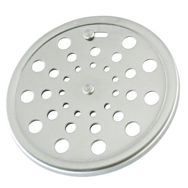 Kit 5 Grelha Ralo Redonda 100mm Rotativa Inox