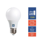Kit 5 Lâmpada Led 15w Bulbo E27 6500k Branco Frio Ultra Luz 1