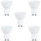 Kit 5 Lâmpada Led Dicróica Gu10 4.8w 350lm Bivolt Amarela