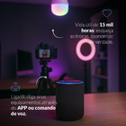 Kit 5 Lampada Led Smart Wi-fi 2.4 Ghz Bulbo Hp 40w 2700k/6500