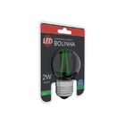 Kit 5 Lâmpadas Bolinha Filamento Led Verde Avt