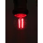 Kit 5 Lâmpadas Bolinha Filamento Led Vermelho Avt